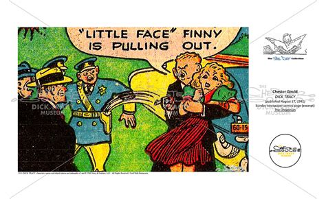 Commemorative Poster - 'Little Face' Finny — The Chester Gould Dick Tracy Museum