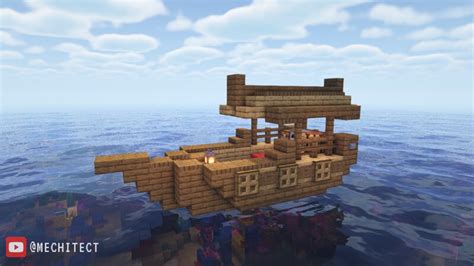 Boat House Design Minecraft Map