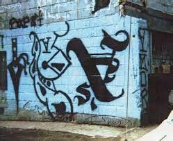 graffiti painted on the side of a building