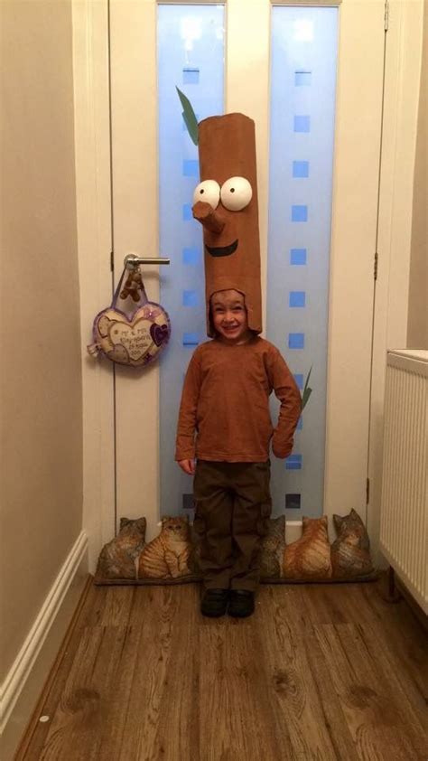 Stick man costume for world book day | Book day costumes, Stick man ...