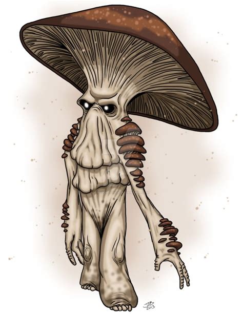 Fungoid Man by ProdigyDuck | Creature drawings, Mushroom drawing, Creature design