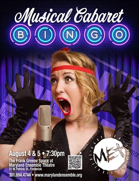 MET’s Musical Bingo Cabaret Cabaret and Bingo All In One – WAFY – Myersville, MD