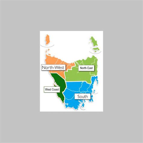 North West Tasmania: Regional Map