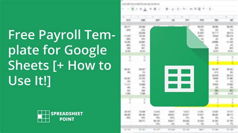 Free Payroll Template for Google Sheets [+ How to Use It!] - YouTube