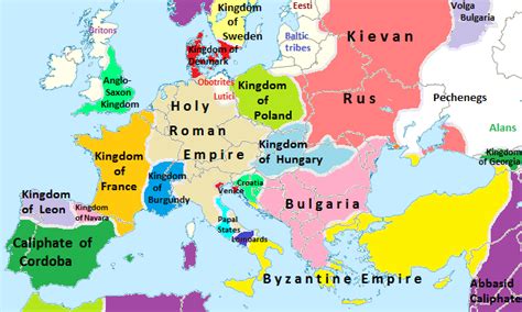 Amazing Maps on Twitter: "Europe in 1000 A.D. http://t.co/nnKXij8lg4"