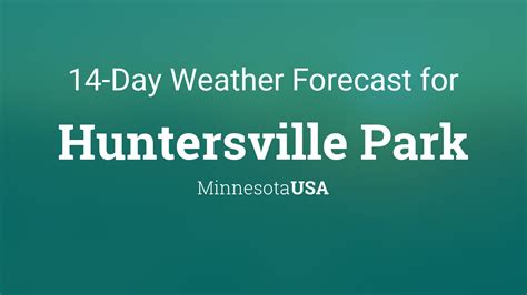 Huntersville Park, Minnesota, USA 14 day weather forecast