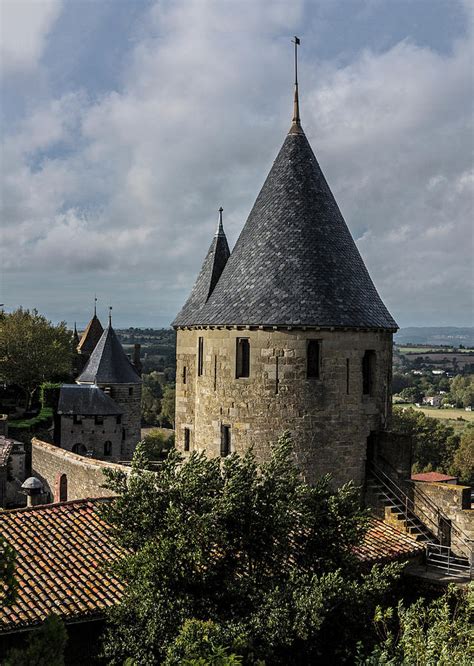 Carcassonne Medieval City Wall And Photograph by Izzet Keribar - Fine Art America