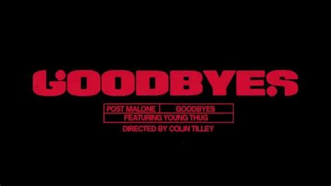 (+LYRICS+MEANING+TRANSLATION) MUSIC REVIEW: GOODBYES BY POST MALONE FT ...