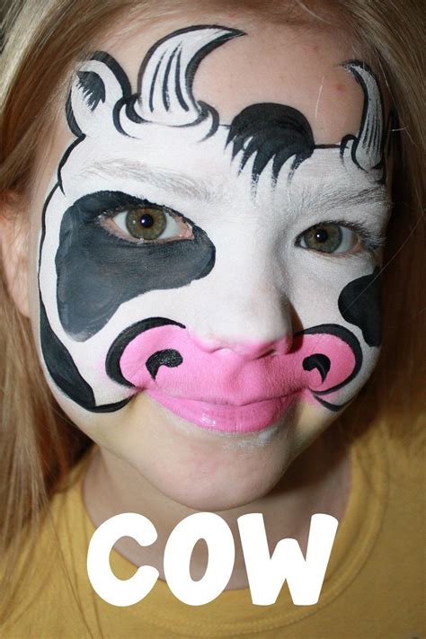 cow face paint - Google Search More Halloween Makeup Diy Tutorial, Doll Makeup Halloween ...