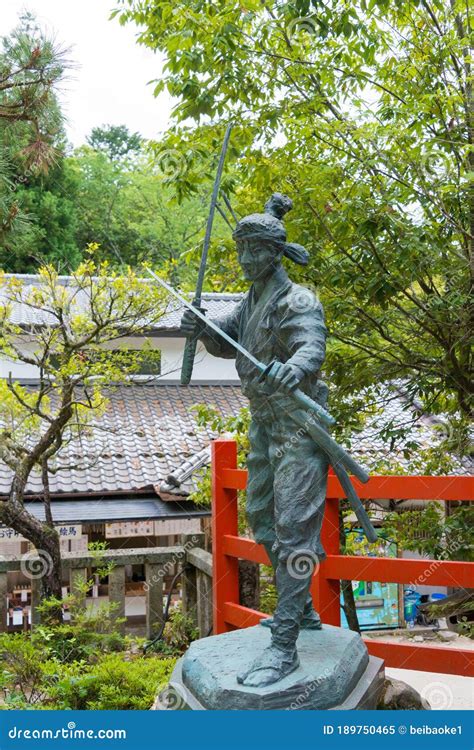 Statue Of Musashi Miyamoto And Kojiro Sasaki Royalty-Free Stock Photography | CartoonDealer.com ...