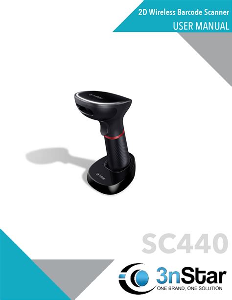 3nStar SC440 2D Wireless Barcode Scanner User Manual - Easy Setup & Operation