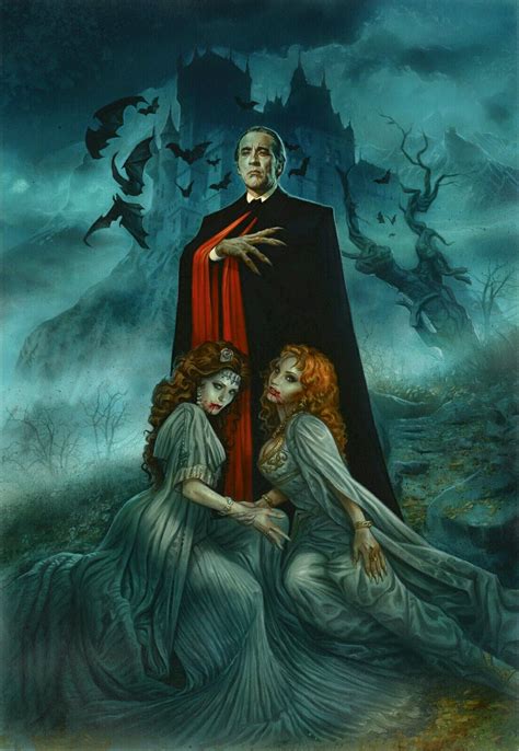 Christopher Lee/Hammer Dracula. by Greg Staples | Vampire art, Dracula art, Horror fantasy