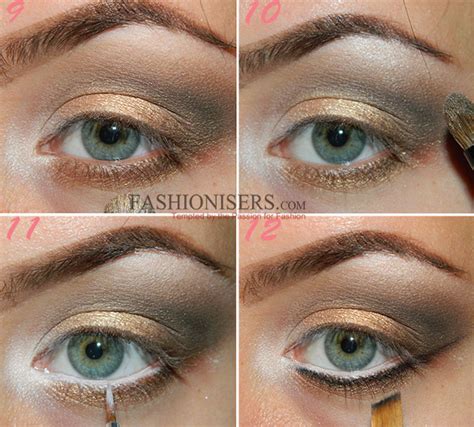 Earthy Makeup: Gold & Brown Eye Makeup Tutorial | Fashionisers©