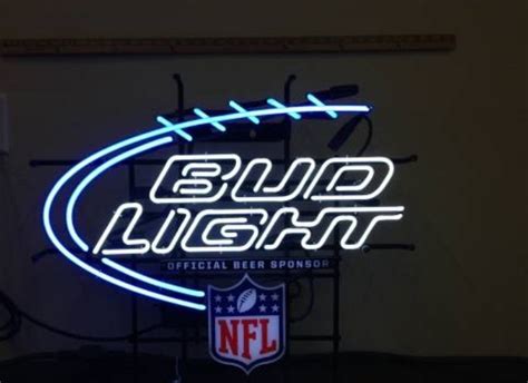 NFL Bud light neon sign for sale in Northwest bubs Chicago, IL