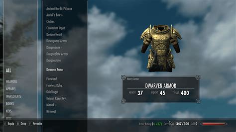 Dwarven Armor (Skyrim): ID, Spawn Commands, Value & Weight - TBM | TheBestMods