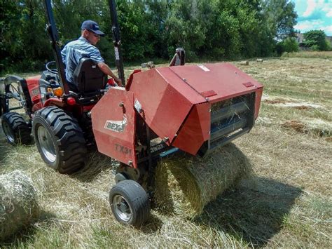 Ibex TX31 Mini Round Baler with Twine Wrap | Small tractors, Baler, Tractors