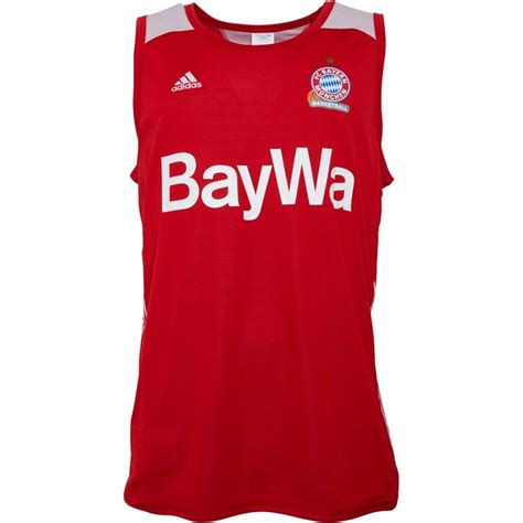 Buy adidas Mens FC Bayern Basketball Reversible Jersey FCB True/White