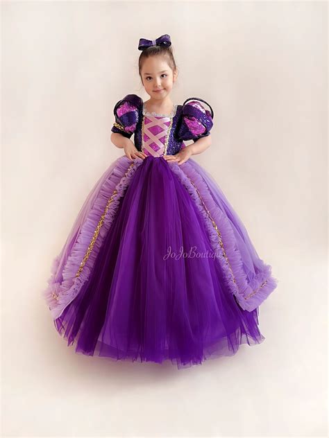 Princess Rapunzel Costume Toddler Rapunzel Baby Girl Dress Purple Ball ...