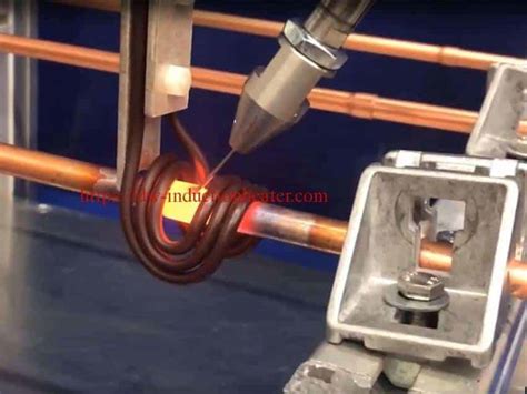 High Frequency Induction Brazing copper to copper pipes