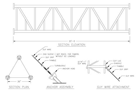 Antenna Tower Drawing at GetDrawings | Free download