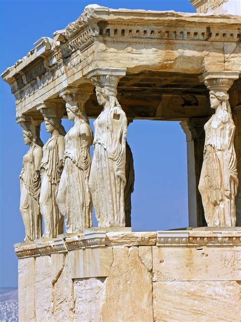 Caryatids of the Erechtheion (Illustration) - Ancient History Encyclopedia