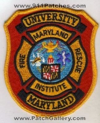 Maryland - University of Maryland Fire Rescue Institute - PatchGallery ...