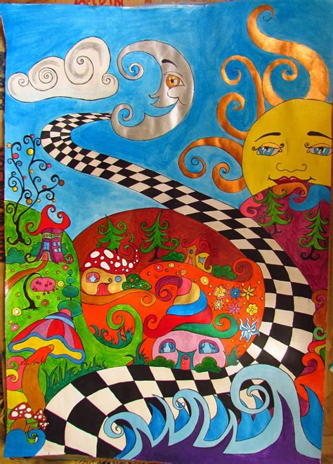 Browsing Fantasy on deviantART | Trippy painting, Hippie painting ...