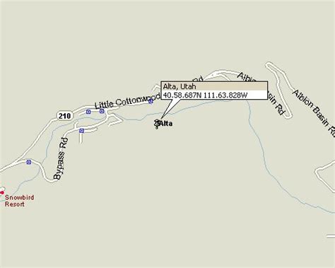 Alta, Utah Map 3