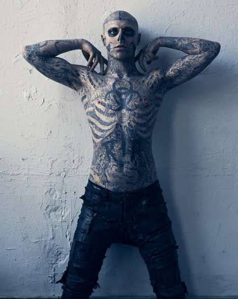 Full body Skeleton Tattoo - funnywebpark