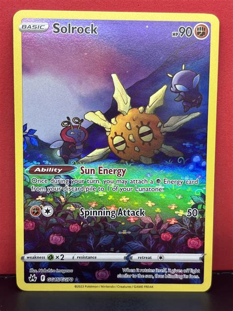 Solrock-Galarian-Gallery-GG15/GG70=-Pokemon-Crown-Zenith-=-NM/M Values ...