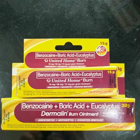 United home / Dermalin burn ointment | Shopee Philippines