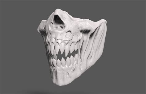 ZOMBIE MASK 3D model 3D printable | CGTrader