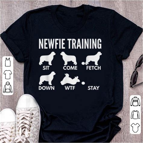 Awesome Newfie Training Newfoundland Dog Tricks shirt, hoodie, sweater, longsleeve t-shirt