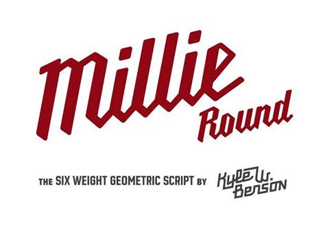 Millie Round | Script, Lettering, Cool fonts