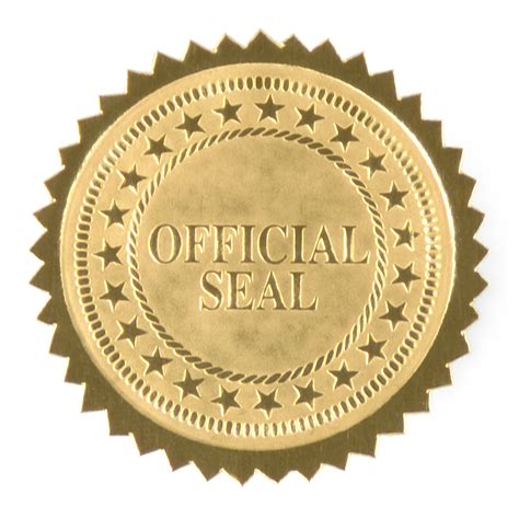 Official seal clipart - Clipground