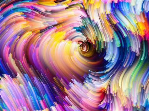 colorful, abstract, shapes, artwork HD Wallpaper