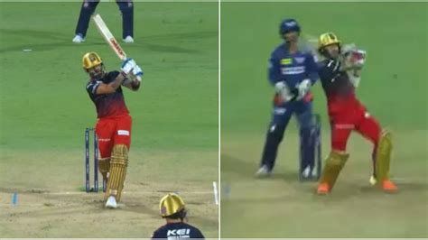 IPL 2023: Virat Kohli whips Mark Wood nonchalantly for a six; Faf du ...