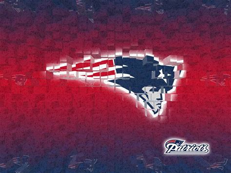 Download New England Patriots Pixelated Logo Wallpaper | Wallpapers.com