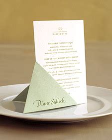 Wedding Menu Card Ideas