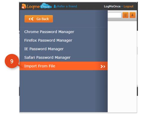 How to import your password from Keeper Security – LogmeOnce