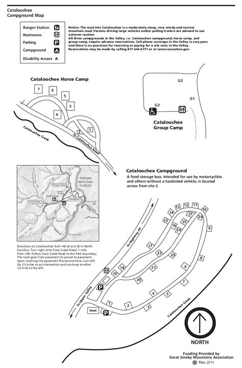 Elkmont Campground Site Map