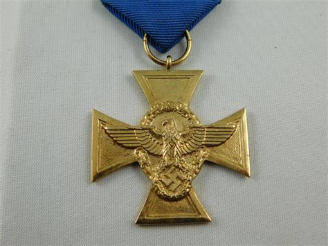 WWII German Police 25 Year Long Service Medal - Trade In Military