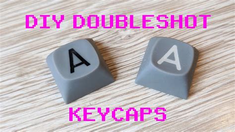 DIY double-shot for 3d printed keycaps - YouTube