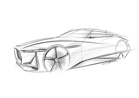 Jaguar E-Luxury Concept | Concept car sketch, Car design sketch, Car design