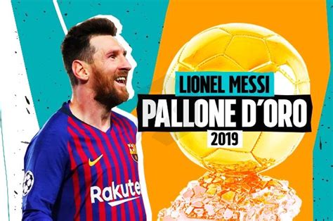 Golden ball in 2019 Lionel Messi: this is the sixth of his career (on ...