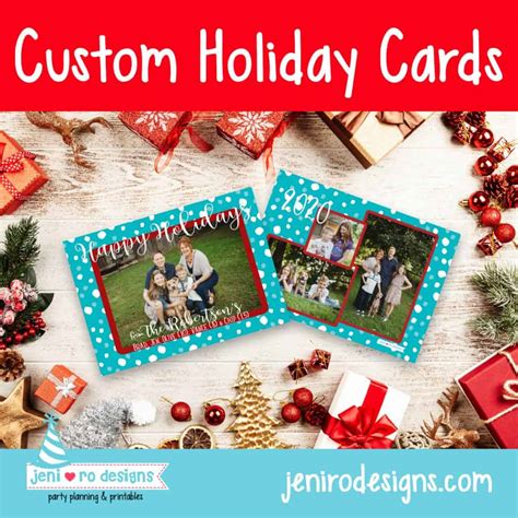 Custom holiday cards! Print or email, send them your way!