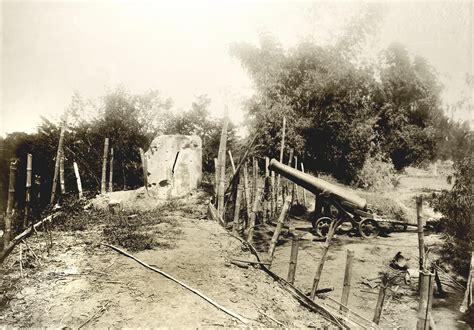 Smoothbore cannon used by Filipino Revolutionaries captured by American ...