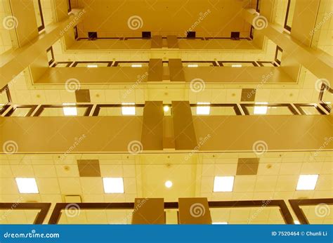 Interior View of University Building Stock Photo - Image of cafe, plan: 7520464