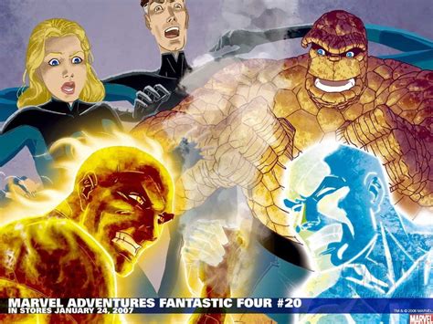 Fantastic Four, 720P, Invisible Woman, Mister Fantastic, Comics, Thing ...