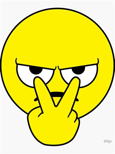 "Angry I See You Emoji Eyes" Sticker by dclyn | Redbubble